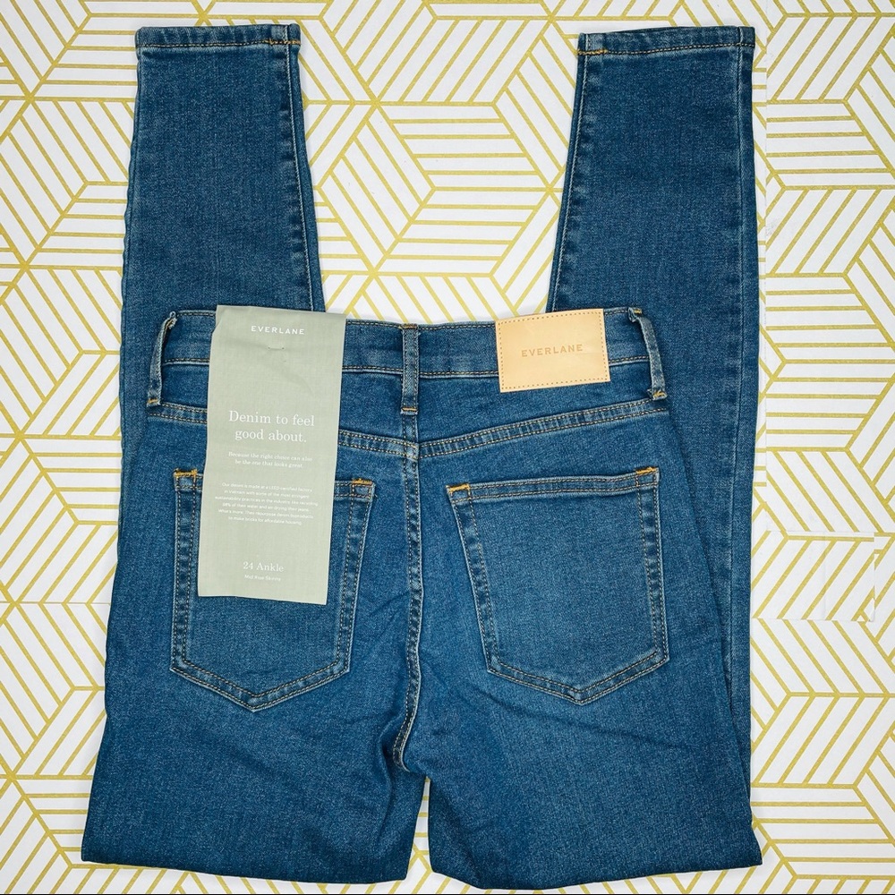 Everlane Mid Rise Skinny Ankle jeans - Picture 3 of 7